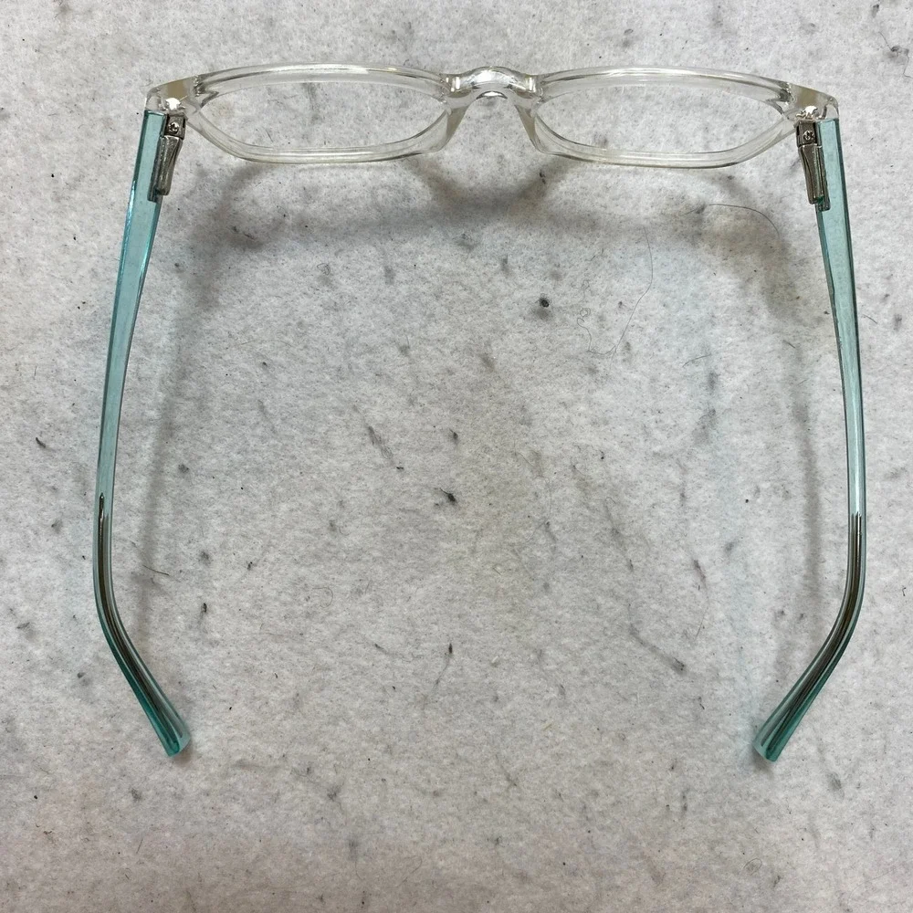 Puma PJ0049OCOS Eyeglasses Kids Clear Teal  Rectangular Frames 49-16-135